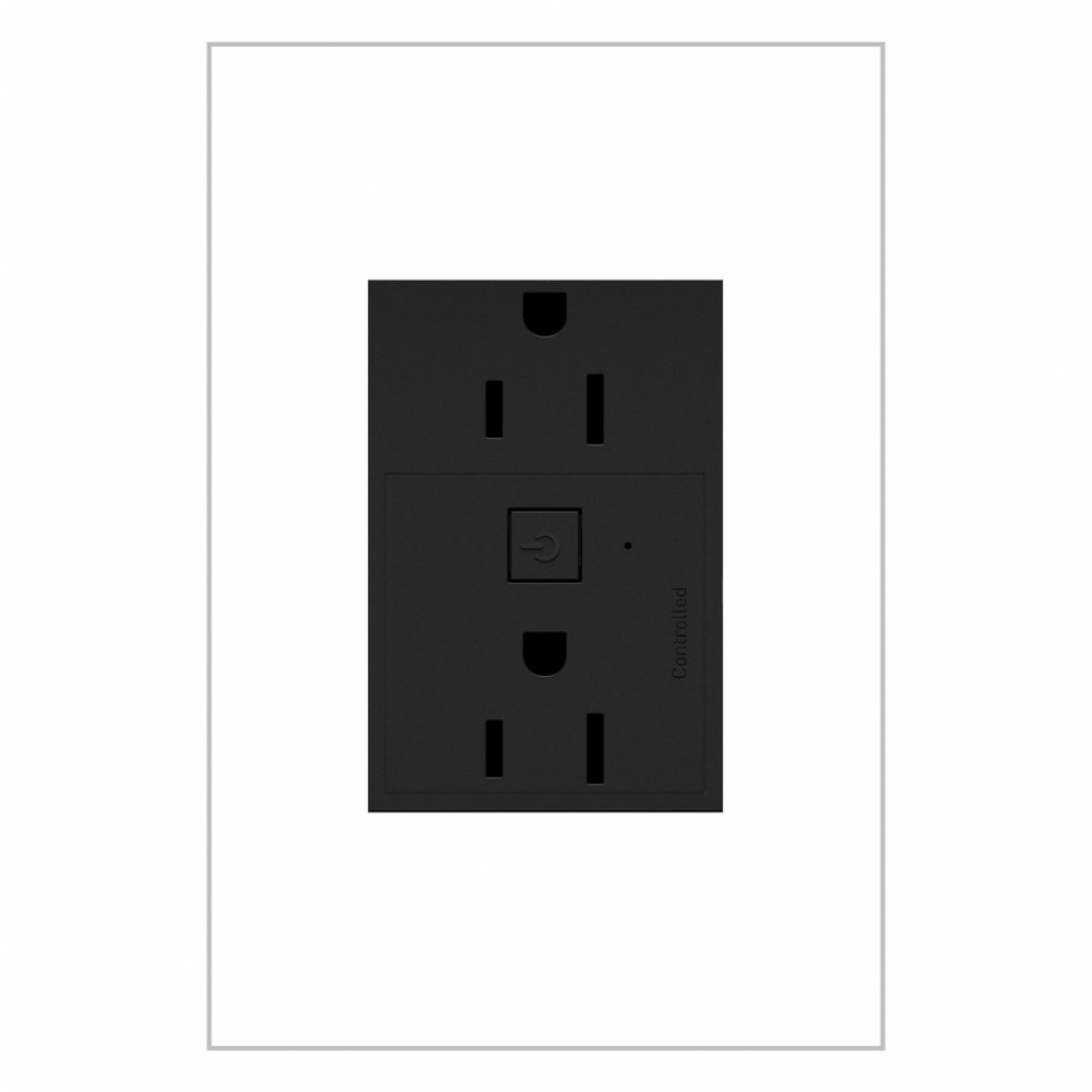 adorne 15A Smart Outlet with Netatmo Plus-Size, Graphite