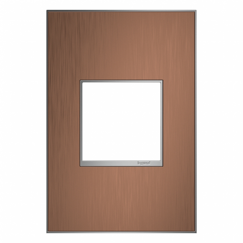 adorne Copper One-Gang Screwless Wall Plate