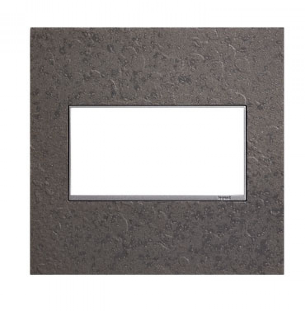 adorne Two-Gang Screwless Wall Plate in Hubbardton Forge? Natural Iron