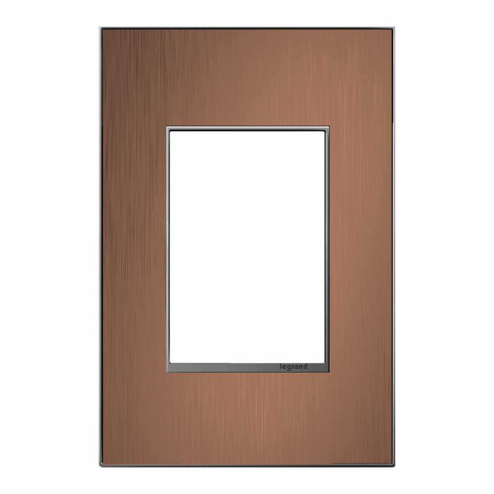 adorne Copper One-Gang-Plus Screwless Wall Plate