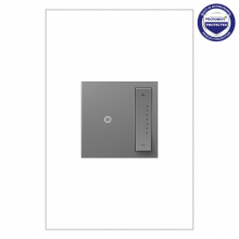 Legrand ADTP703TUM4 - adorne 700W sofTap Tru-Universal Dimmer, Magnesium, with Microban