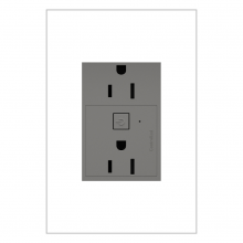 Legrand WNAR153M1 - adorne 15A Smart Outlet with Netatmo Plus-Size, Magnesium