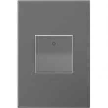 Legrand ASPD1532M4WP - adorne Paddle Switch with Magnesium Wall Plate, Magnesium