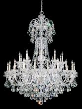 Schonbek 1870 6816-40R - Olde World 35 Light 120V Chandelier in Polished Silver with Clear Radiance Crystal