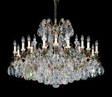 Schonbek 1870 3792-22 - Renaissance 19 Light 120V Chandelier in Heirloom Gold with Clear Heritage Handcut Crystal