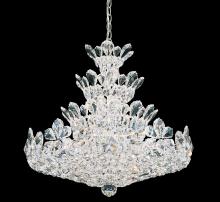 Schonbek 1870 5858R - Trilliane 24 Light 120V Chandelier in Polished Stainless Steel with Clear Radiance Crystal