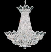 Schonbek 1870 5871R - Trilliane 24 Light 120V Chandelier in Polished Stainless Steel with Clear Radiance Crystal