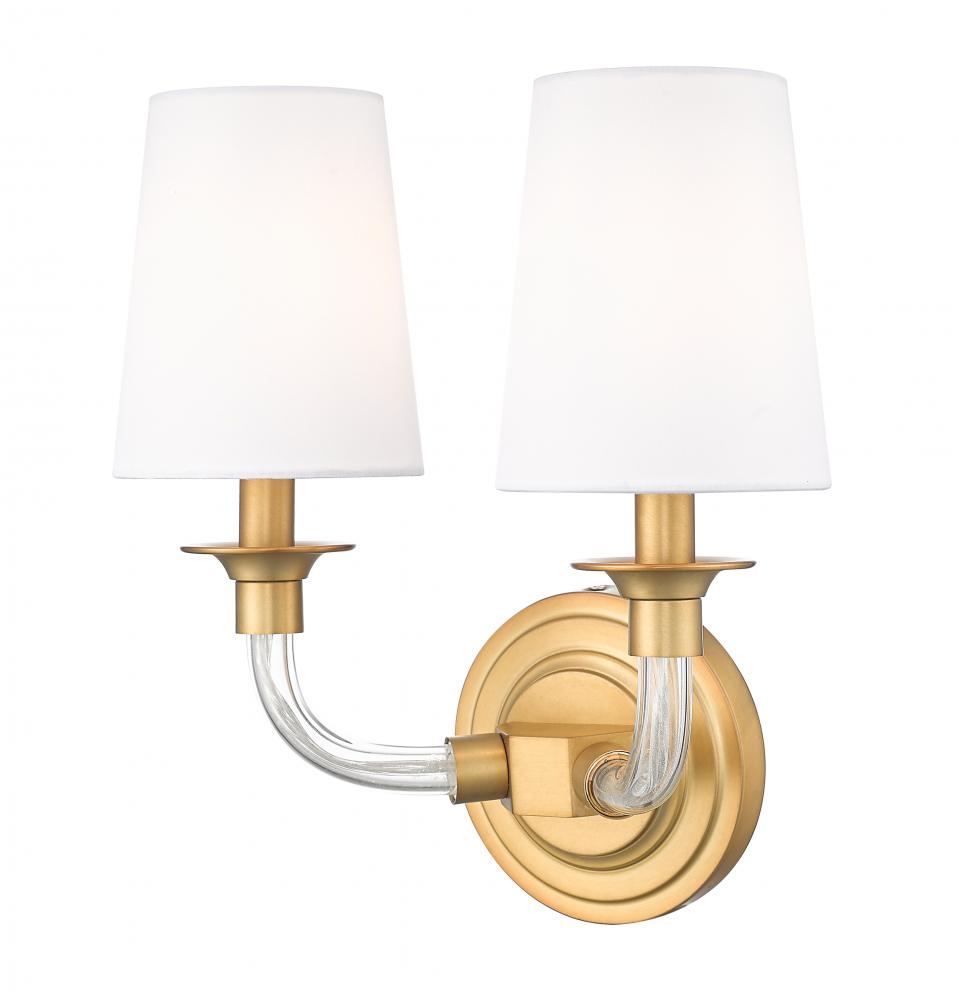 2 Light Wall Sconce