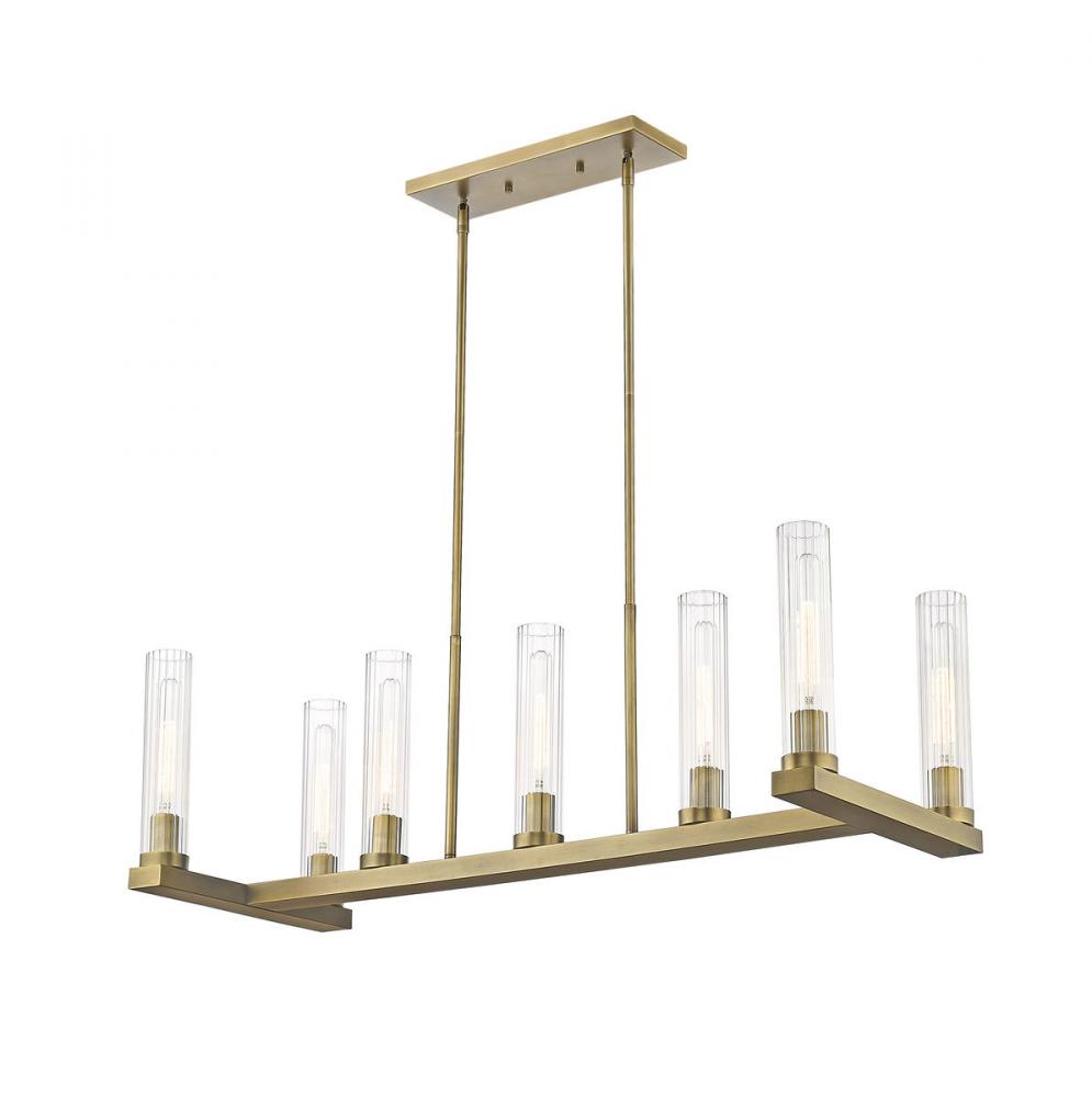 7 Light Linear Chandelier