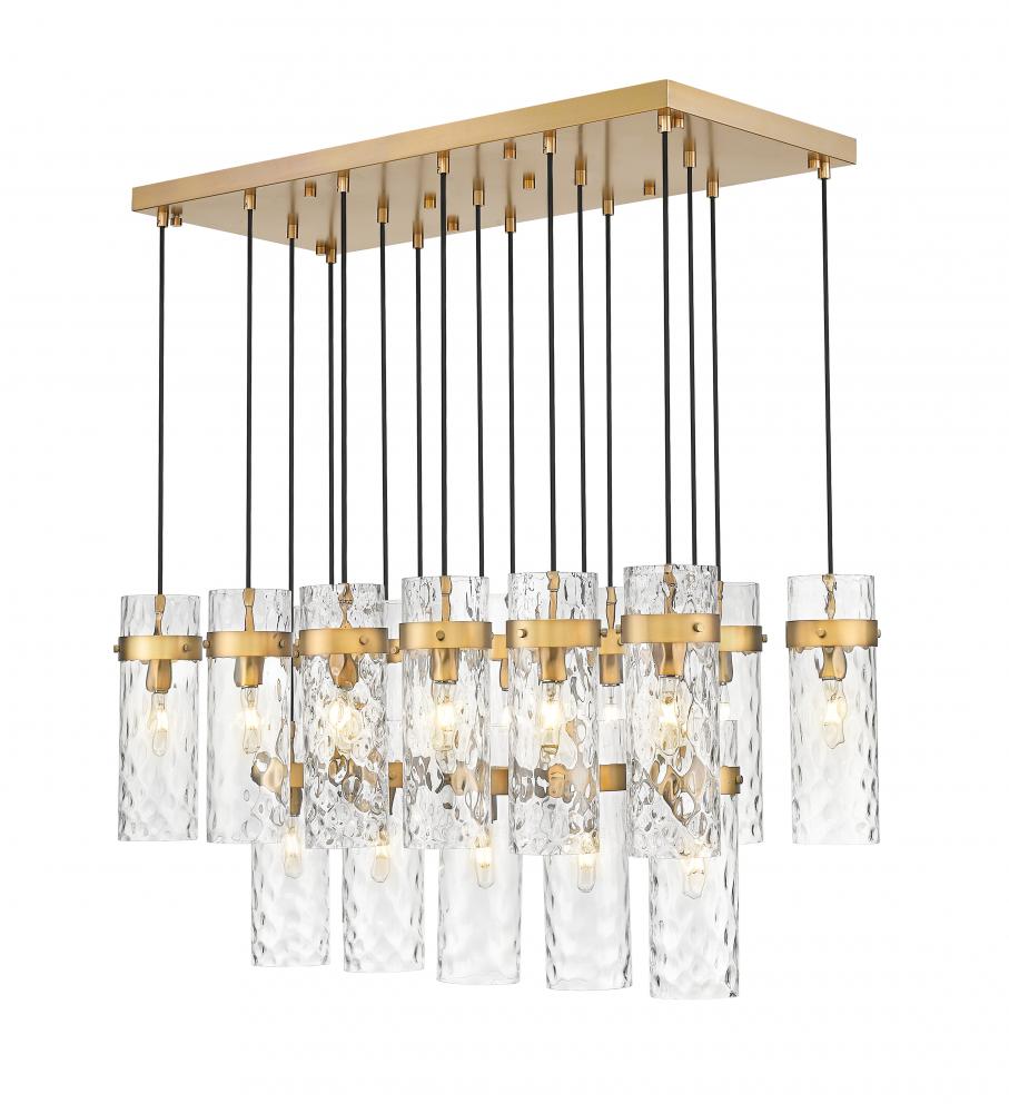 17 Light Linear Chandelier