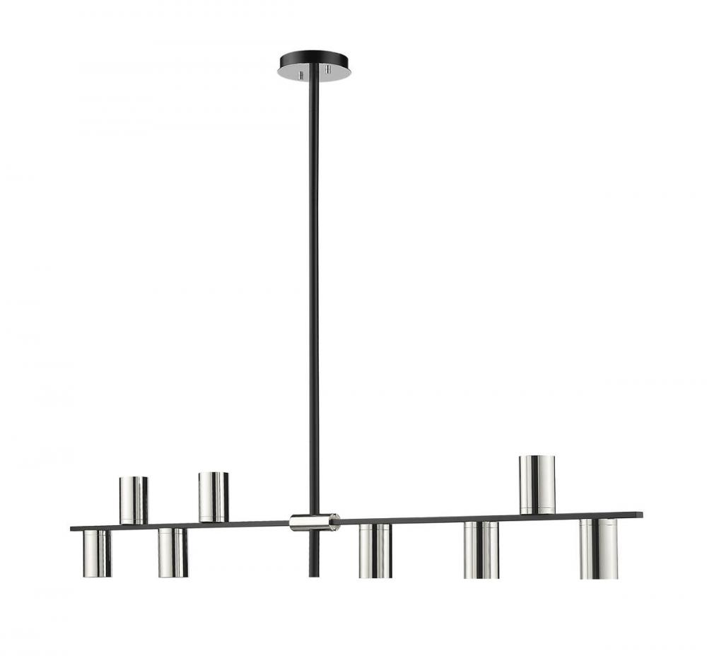 8 Light Linear Chandelier