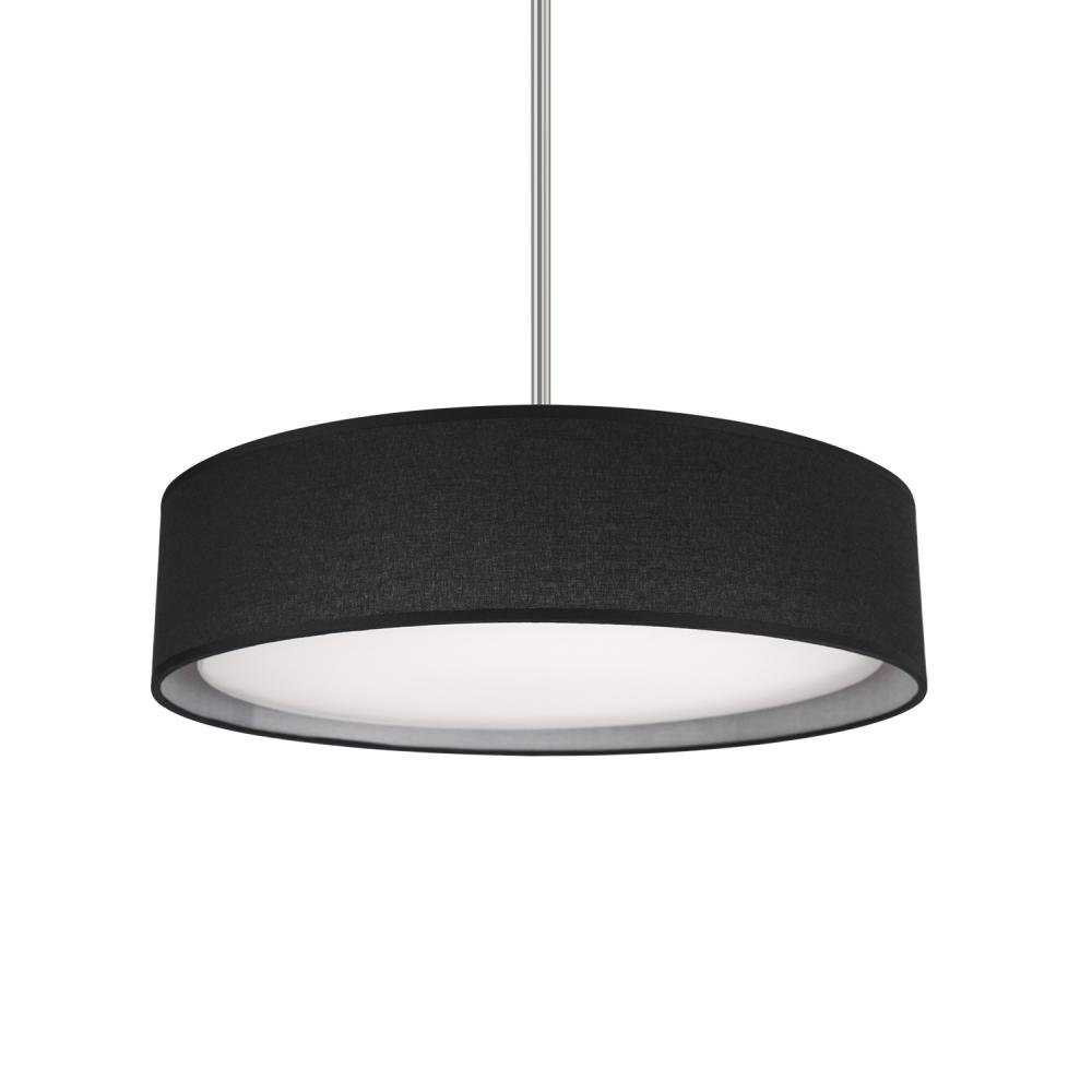 Dalton 16-in Black LED Pendant