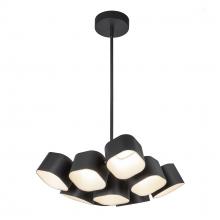 Kuzco Lighting Inc CH73418-BK-UNV - Arena 18-in Black LED Chandelier