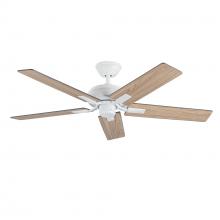 Kuzco Lighting Inc CF78752-WH-NLW - Erikson 52-in White FAN Ceiling Fan