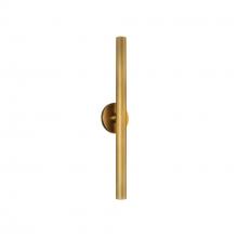 Kuzco Lighting Inc WS90424-VB - Mason 24-in Vintage Brass LED Wall Sconce