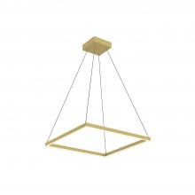 Kuzco Lighting Inc PD88124-BG - Piazza 24-in Brushed Gold LED Pendant