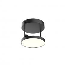 Kuzco Lighting Inc SF72205-BK-UNV - Novel 5-in Black LED Semi Flush Mount