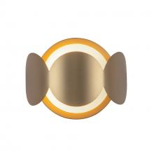 Kuzco Lighting Inc WS59810-BG/OP - Ciel 10-in Brushed Gold/Opal Glass Socket Wall Sconce