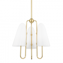 Hudson Valley 7173-AGB - 3 LIGHT CHANDELIER