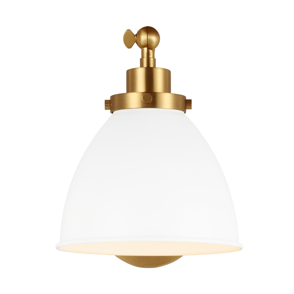 Wellfleet Single Arm Dome Task Sconce