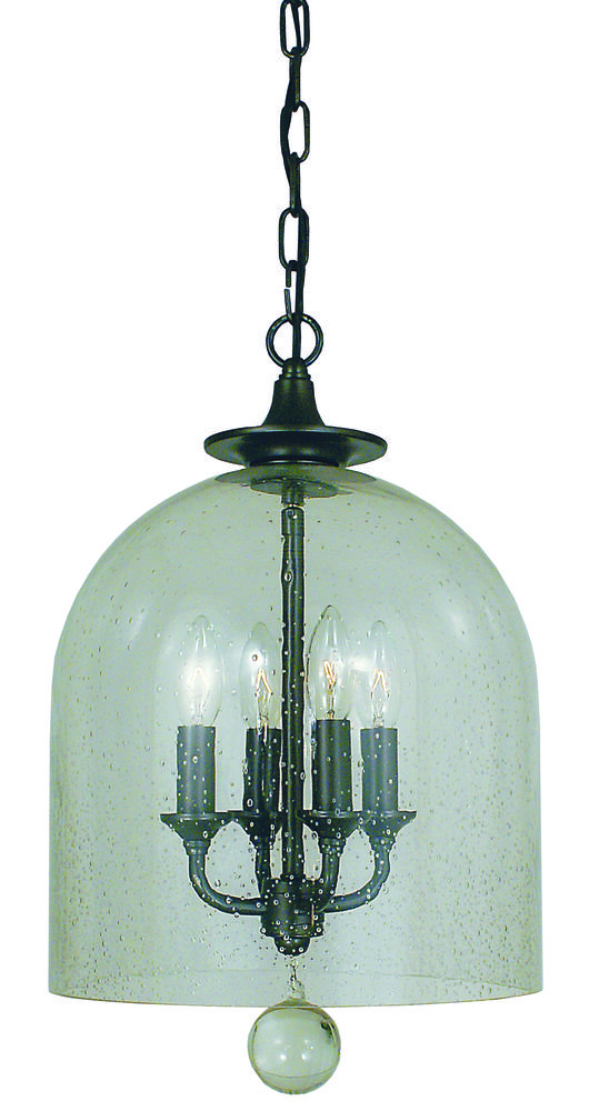 4-Light Brushed Nickel Hannover Pendant